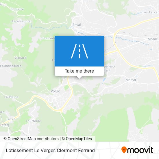 Lotissement Le Verger map