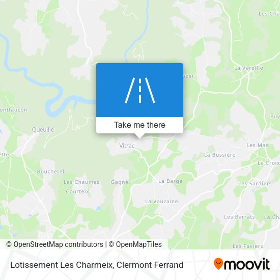 Lotissement Les Charmeix map