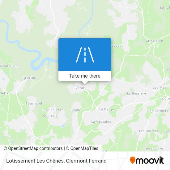 Lotissement Les Chênes map