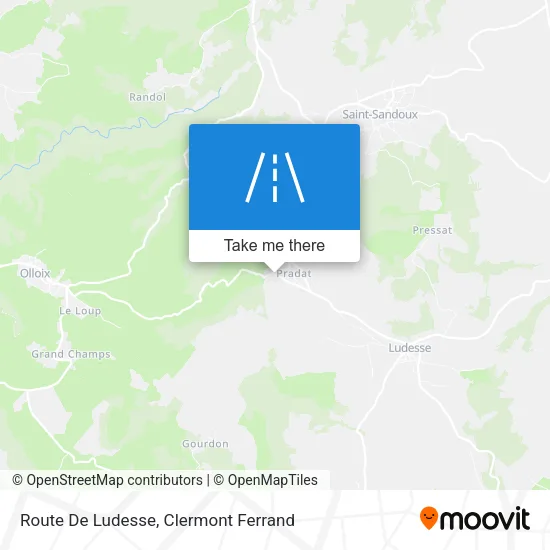 Route De Ludesse map