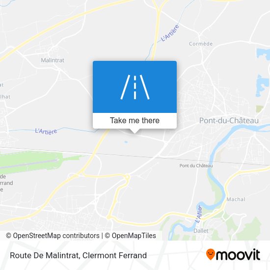 Route De Malintrat map