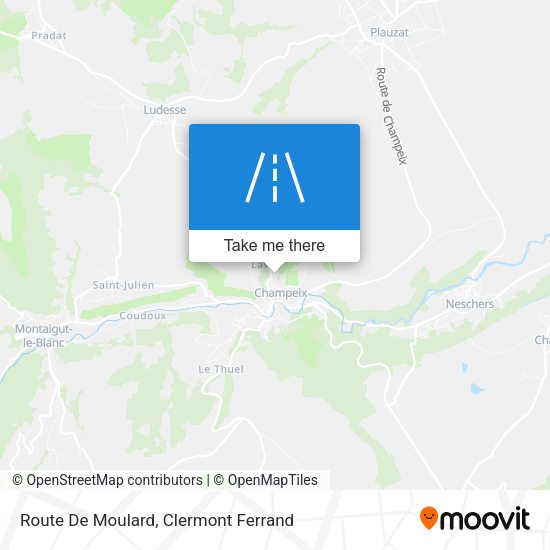 Route De Moulard map