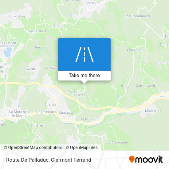Route De Palladuc map