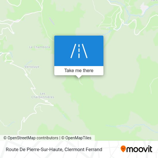 Route De Pierre-Sur-Haute map