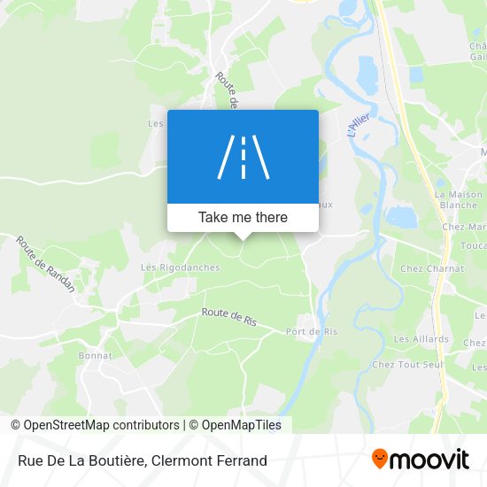 Rue De La Boutière map