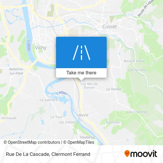 Rue De La Cascade map