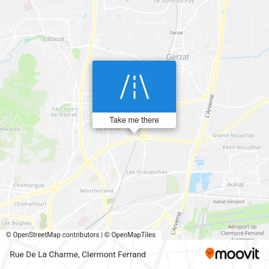 Rue De La Charme map