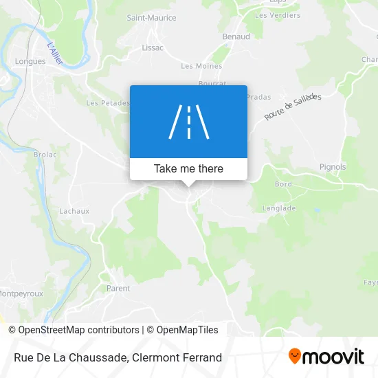 Rue De La Chaussade map