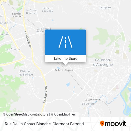 Rue De La Chaux-Blanche map