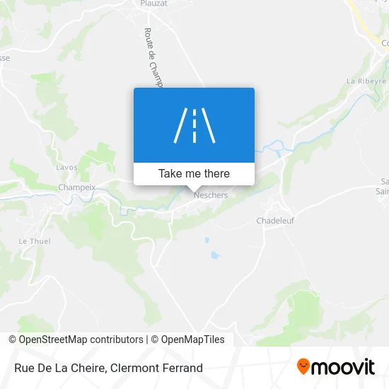 Rue De La Cheire map