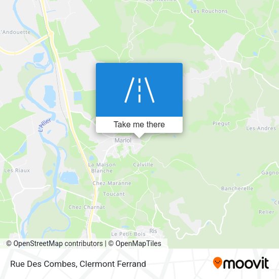 Rue Des Combes map