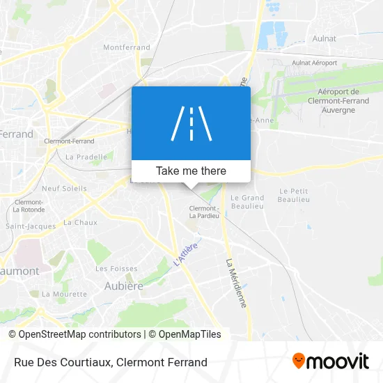 Rue Des Courtiaux map