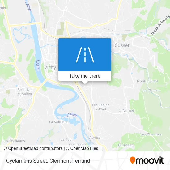 Rue Des Cyclamens map