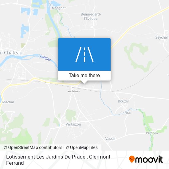 Lotissement Les Jardins De Pradel map
