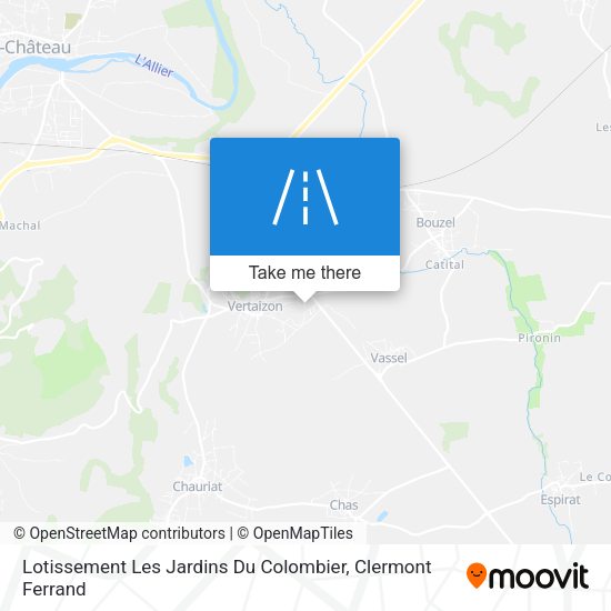 Lotissement Les Jardins Du Colombier map