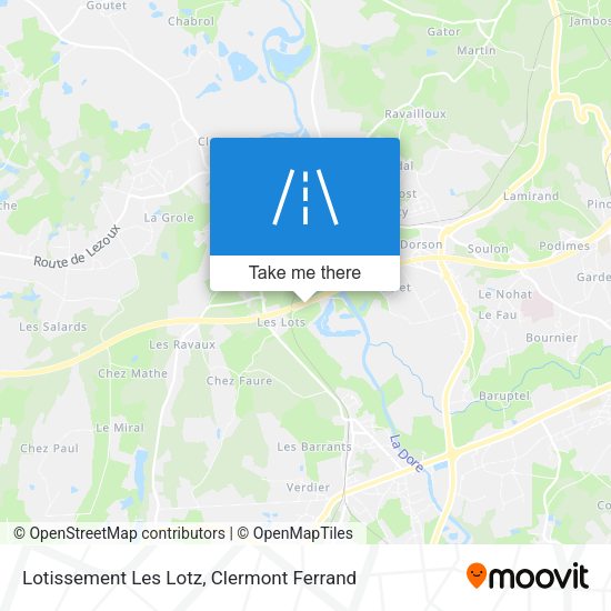 Lotissement Les Lotz map