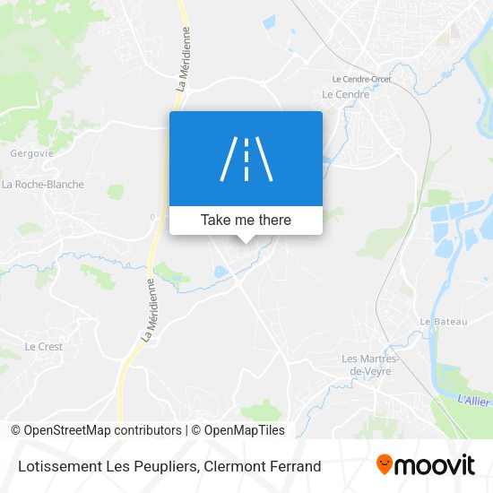 Lotissement Les Peupliers map