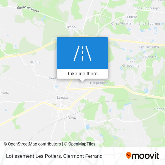 Lotissement Les Potiers map