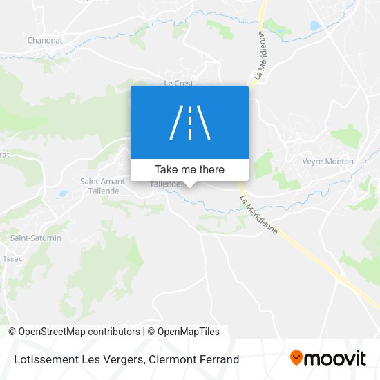 Lotissement Les Vergers map