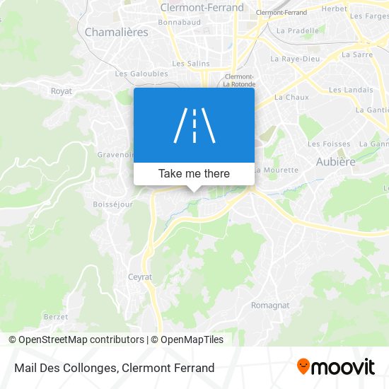 Mapa Mail Des Collonges