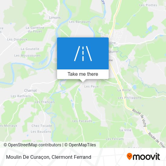 Moulin De Curaçon map