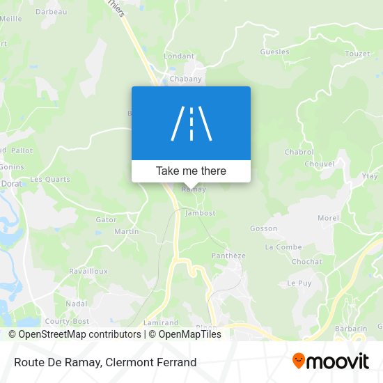 Route De Ramay map