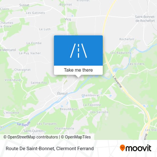 Route De Saint-Bonnet map