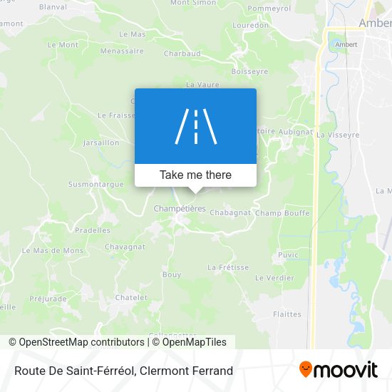 Route De Saint-Férréol map