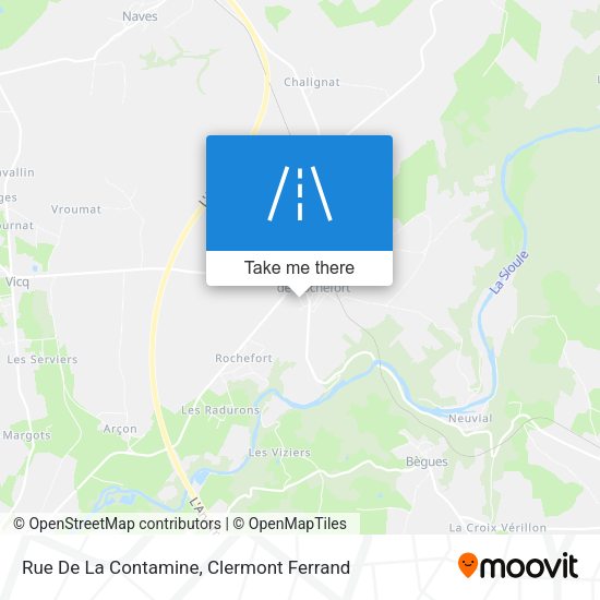 Rue De La Contamine map