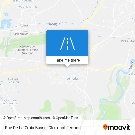 Rue De La Croix Basse map