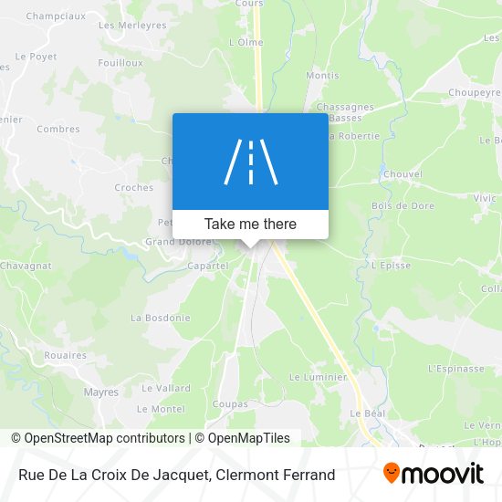 Rue De La Croix De Jacquet map
