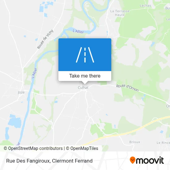 Rue Des Fangiroux map