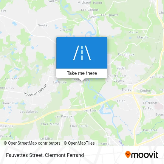 Rue Des Fauvettes map