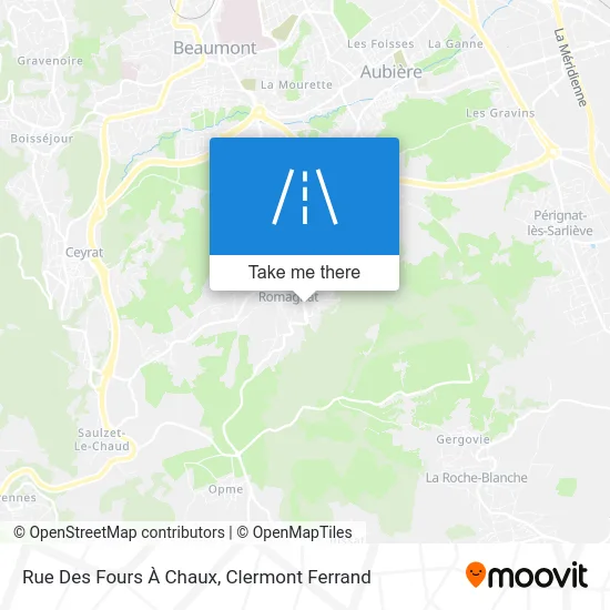 Rue Des Fours À Chaux map