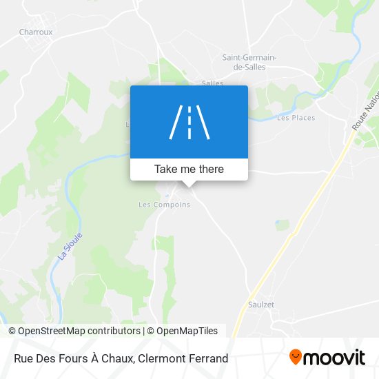 Rue Des Fours À Chaux map
