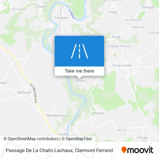 Passage De La Chalin Lachaux map