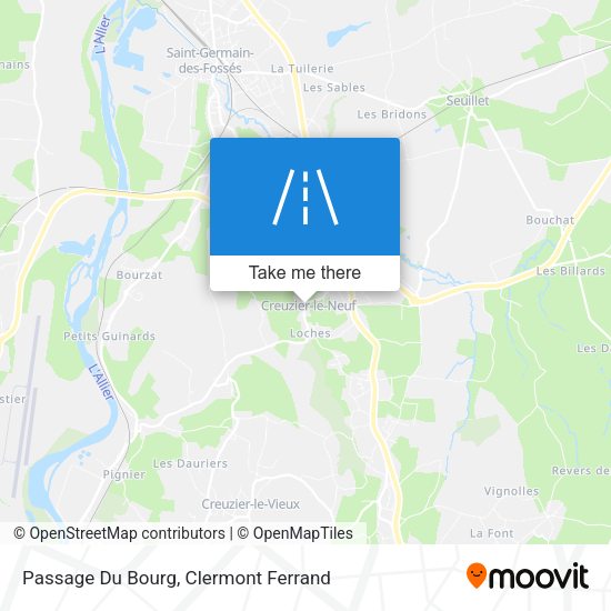 Passage Du Bourg map
