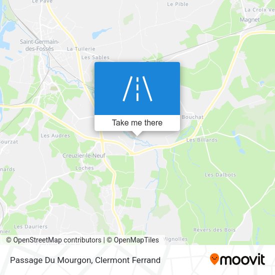 Passage Du Mourgon map