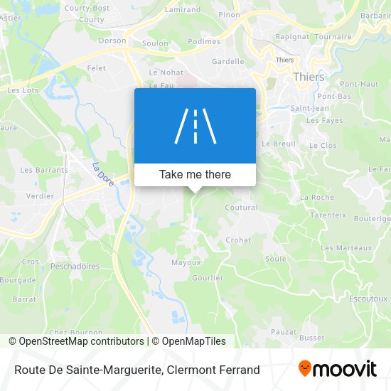 Route De Sainte-Marguerite map