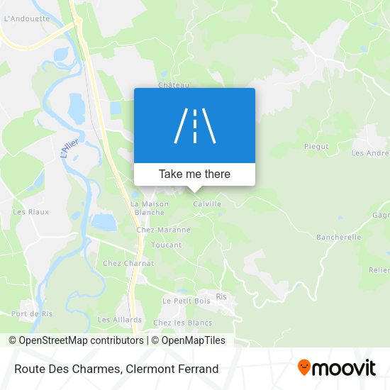 Route Des Charmes map