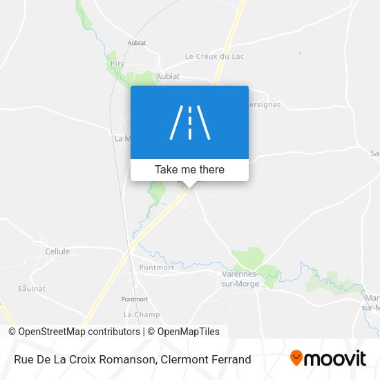 Rue De La Croix Romanson map