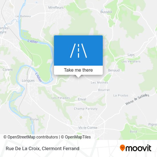 Rue De La Croix map