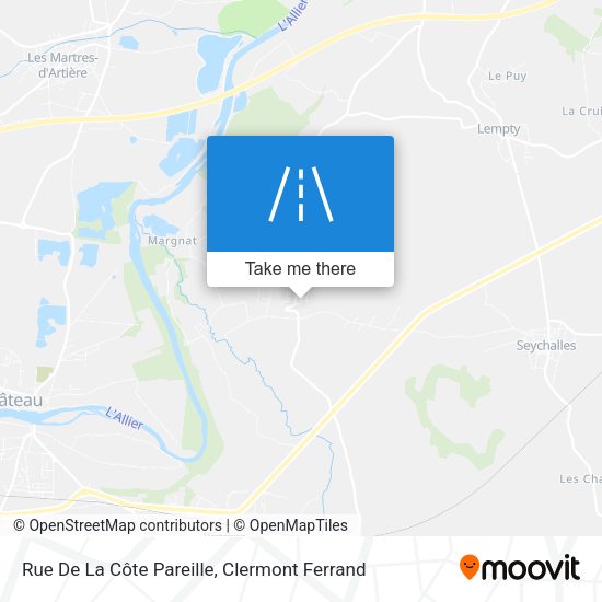 Rue De La Côte Pareille map