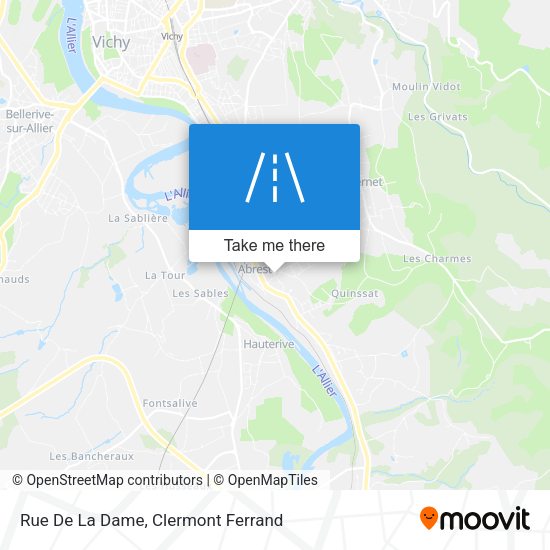 Rue De La Dame map