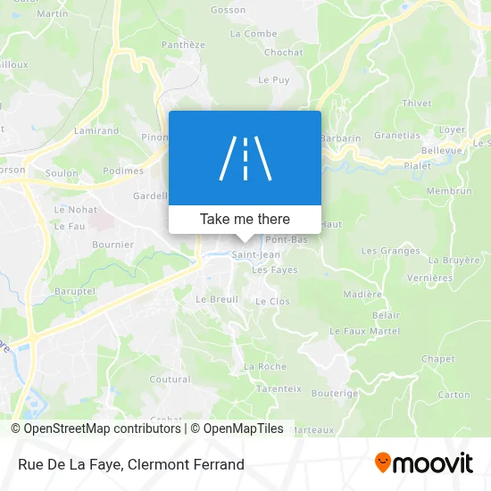 Rue De La Faye map