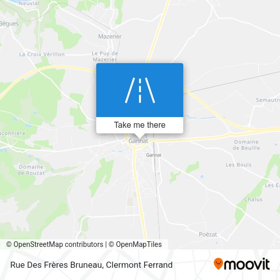 Rue Des Frères Bruneau map