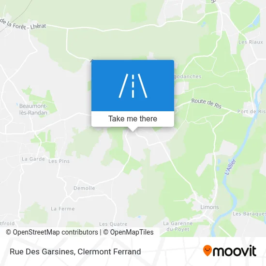 Rue Des Garsines map