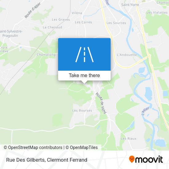 Rue Des Gilberts map