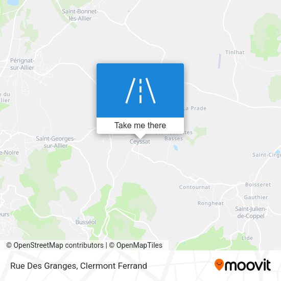 Rue Des Granges map