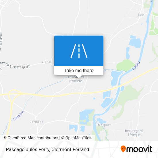 Passage Jules Ferry map